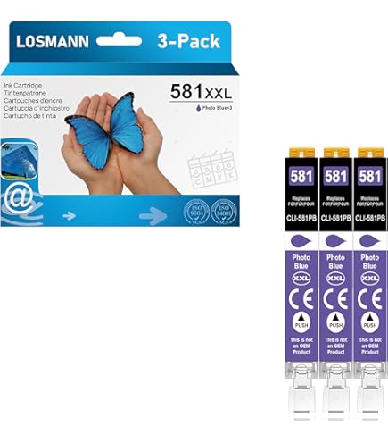 Inktcartridges PGI-580 CLI-581XXL Compatible with Canon 580 581 XXL Multipack voor Canon Pixma TR8550 TR8500 TS9551 TS9550 TS8350 TS8251 TS8150 TR7550 TS6150 TS6350 TS6250 TS6151 TS705, 20 pcs