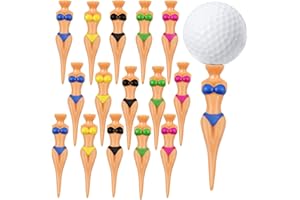 OZNEWLIFE Funny Golf Tees Lady Bikini Girl Golf Tees 76 mm Plastique Pin-Up Tees Golf Tees Home Women Golf Entraînement Golf Accessoires