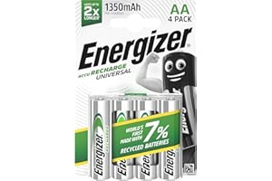 Energizer E301376000 Baterie Jednorazowe, 4 Sztuki