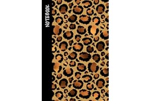 Leopard Print Notebook: College Ruled Classic Cheetah Print Journal for Creative Writers or Personal Use, Gift For Women, Girls, or Anyone Who Love Animals, Size 6”x 9”, Great for Writing Down Daily.