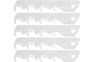 wolfcraft 5 x krokbrytblad 18 mm – 4179000 – i förvaringslåda – blad för att bryta av med 4 segment