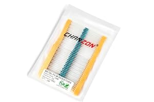 Chanzon 100pcs 1/4W (0,25W) 15K Ω Ohm Metallfilm-Fest widerstand 0,01 ±1% Toleranz 15KR MF Durchsteck widerstände Strombegrenzung Rohs-zertifiziert Resistor