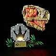 YEABRICKS LED Light for Lego-76964 Jurassic World Dinosaur Fossils: T. rex Skull Building Blocks Model (Lego Set NOT Included)