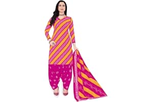 ladyline Salwar Kameez Ethnischer Batikdruck, lässig, indisch, traditionelles Kleid, Salwar-Anzug