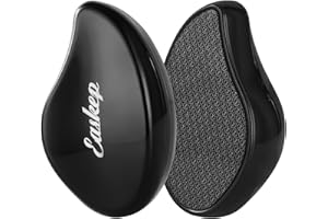 Easkep 2in1 Nano Glas Hornhautentferner - Hochwirksame Hornhautfeile - Professionelle Pediküre für Füsse, Hornhaut Entfernung für Nass&Trocken, komfortable Entfernung von Hornhaut (Schwarz)