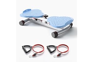 LEWANJA Waist Twist Übungsbrett Twister Taillen-Übungsgerät mit Widerstandsbändern