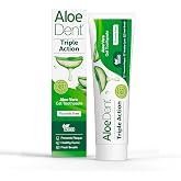 AloeDent Triple Action 100ml Aloe Vera Fluoride Free Toothpaste