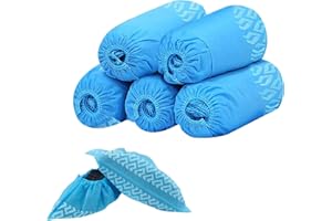 CHERIOLL Copriscarpe Monouso, Copriscarpe Usa E Getta In Plastica, Sovrascarpe In Plastica Monouso, 50 Pcs Monouso Copriscarpe, Copriscarpe Monouso Impermeabili, Per Famiglie E Viaggi All'aria Aperta