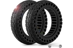 Monuary 2PCS Ruota 60/70-6.5 Monopattino Elettrico, Copertone Monopattino 10x2.50-6.5 Compatibile con Ninebot G30/G30D/G30LP/G30D/Max G30/G30 2, 10x2.5 Gomma Piena Pneumatici per Hiboy S2 Pro/S2 Max