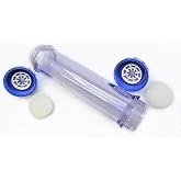 Rechargeable inline filter housing for RO reverse osmosis unit for DI resin, granular carbon media etc. Finerfilters