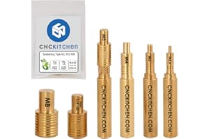 CNC KITCHEN Aiuti di fusione originali per inserti filettati M2-M8 (compatibile ad esempio con stazione di saldatura Hakko FX-888)