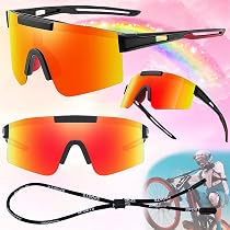 Lunettes De Cyclisme Begpoee - Miroir Sportif Unisexe Pour Vélo, Running Et Pêche
