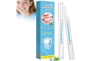 JOYAONE Teeth Whitening Pen, Teeth Whitener for Stain Removal, Professional Smile Brightening at Home and On-The-Go, Stain Remover for Teeth, Fast-Acting (2 Pens × 2 ml Each)