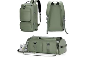 Borsa da Palestra per Uomini e Donne, Borsone Sportivo, Zaino da Viaggio, Weekender, Borsa da Notte con Scomparto per Scarpe - MIYCOO