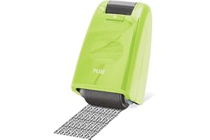 PLUS Japan Tampon rouleau Camouflage env. 50 m Vert, ID sécurité, personnel données