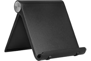 KRONWAHL PREMIUM Uchwyt na telefon komórkowy, składany regulowany stojak na telefon komórkowy na stół, biurko, wygodny stojak na tablet, kompatybilny z iPhone'em, iPadem, Samsungiem, Xiaomi, Huawei i innymi