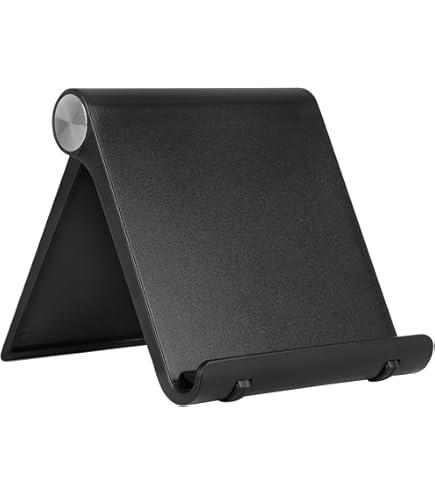 Supporto Telefono Regolabile Per Scrivania - Pieghevole, Angolo E Altezza Aggiustabili | Compatibile Con Tutti I Cellulari