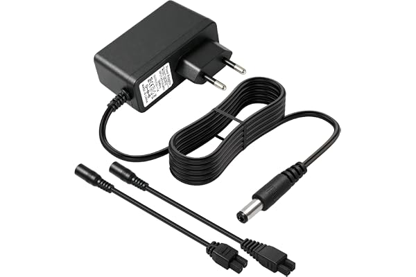 5 V laddare för Gardena ClassicCut Li 9850 9851 9852 9853 9854 9855 | 1,8 m laddningskabel för Gardena ClassicCut, ersättningsströmförsörjning för grässax