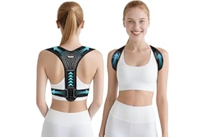 ZINUU Haltungskorrektur Herren Damen - Upgrade Rücken Geradehalter, Rückenstützgürtel, Komfortabler Rückengurt, Schultergurt, Verstellbare und Atmungsaktive Haltungstrainer, L(35.4'-41.3')