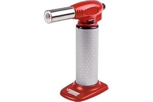 ROTHENBERGER Industrial Flambierbrenner, Universalbrenner HOT FIRE, Creme Brulee, Flambieren, Karamellisieren, Gratinieren, Gastronomie, Über-Kopf-Arbeiten möglich, wiederbefüllbar, 1500002990