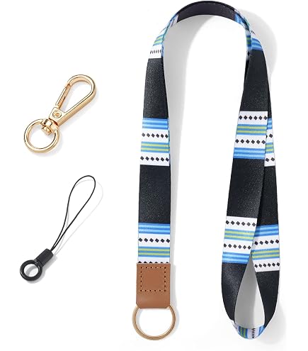 Lanière RolSeley Avec Émoticône Souriante - Cordon De Port Pour Badges, Clés Ou USB - 50cm