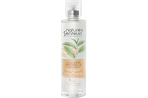 Eau de Cologne Thé Vert du Printemps ● Parfum mixte ● boisées et fleuries fabriquée en France ● 90% d’origine naturelle ●100ml ● Nature & Senteurs