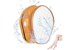 Ktwo Crystal Hair Eraser, Crystal Hair Remover, Hair Removal Stone, Fast & Easy Crystal Epilator, Painless Exfoliation Hair Remover Tool for Men and Women (Gold)