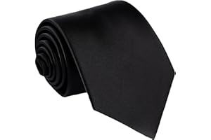 Beaface Men's Tie Solid Color Neckties For Men Business Wedding Formal Ties