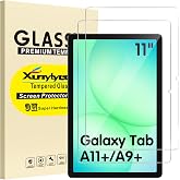XunyLyee 2 Pieces Screen Protector for Samsung Galaxy Tab A11+/A9+ 11 | A11 Plus/ A9 Plus SM-X310/ SM-X315/ SM-X210/ SM-X216B