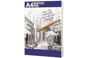 SALE JUNCTION A4 Sketchbook Sketch Pad Sketching Book Artists Sketchpad Kids Children Drawing Coloring Art Doodle Notebook Professional Quality Easy to Use Portrait Smooth Cartridge Paper Hardback (1Pc)