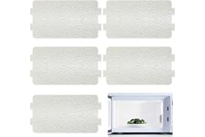 PEALOVCOM 5 PCS Feuille Mica Micro Ondes 6.4 * 11.7cm Plaque Mica Micro Ondes Plaque en Mica Pour Réparation de Micro-Ondes