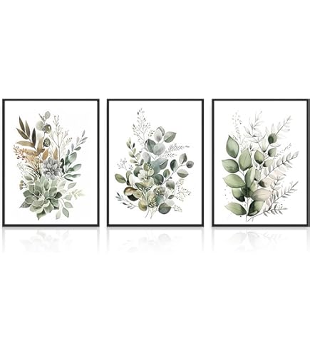 Painted Leaf No2 Canvas print - Groene bladeren
