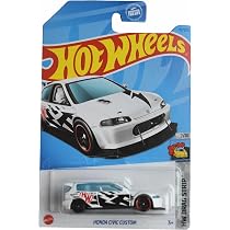 Hot Wheels Honda Civic Si – Weiß, Maßstab 1:64, J-Imports Serie 2/10