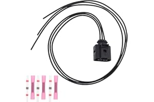 EMSea Connecteur Thermorétractable, Prise de Capteur d'arbre à Came à 3 Broches Compatible poue Voiture 1J0973703