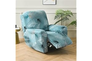 YEKUHE Copripoltrona 1 Posto con Braccioli Relax Reclinabile Universale Copri Poltrona Elasticizzato Lavabile Rimovibile Fodera per Poltrona Poltroncine Relax Copertura per Poltrona Elettrica Reclinabile ( C