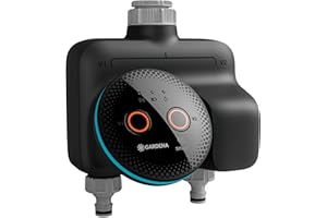 Gardena smart Dual bevattningsdator bevattningsdatorer; smart: Datadriven bevattning*, Integrering i smarta hem*, För två obe