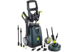 Norse SK135 High Power Pressure Washer 205 Bar/3000 PSI Portable Electric Jet Washer Patio Car Garden & Driveway with a Range of Accessories