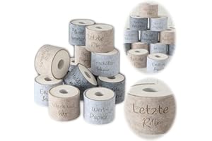 LS-LebenStil Filz Toilettenpapier Banderole letzte Rolle Klohut Husse Klopapier Klorollen