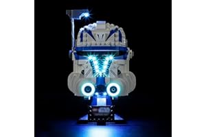 LIGHTAILING Light for Lego- 75349 Captain-Rex Helmet - Led Lighting Kit Compatible with Lego Building Blocks Model - NOT Included The Model Set