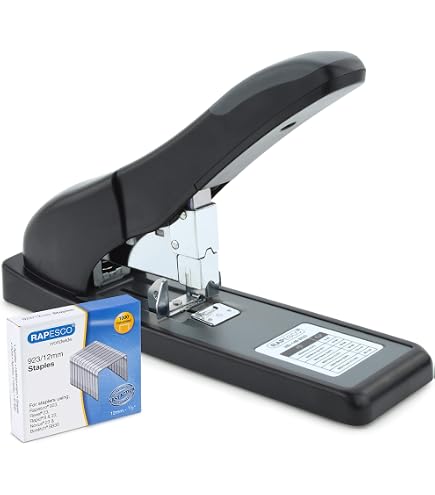 Rapesco 923/20mm Heavy Duty Staples - Box Of 1000 Galvanised Staples For Heavy Duty Staplers