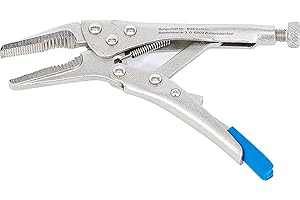 BGS 506 | Locking Long Nose Grip Pliers | extra short | 125 mm