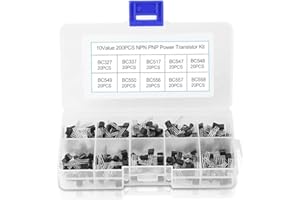 Keenso Transistor NPN, transistor 200 pz TO-92 Transistor NPN BC327-BC558 Kit Fai-da-Te per Professionisti elettronici o Appassionati