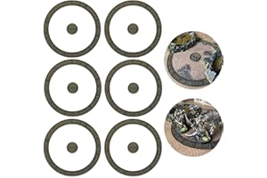 Jucoci Zestaw znaczników celu, 6 szt., kompatybilny z Warhammer 40k WH40k Wargame (miniatura nie jest dołączona)