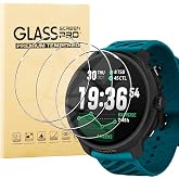 KUSINHOKA 3 Pieces Screen Protector Compatible with Suunto Race 2 Tempered Glass, High Hardness [Anti-Scratch] HD Tempered Gl