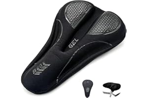 zanmuk Bick Seat Cushion Cover - Gel Bike Seat Cover for Exercise Bicycle Padded Bick Seat Cover for Men Women