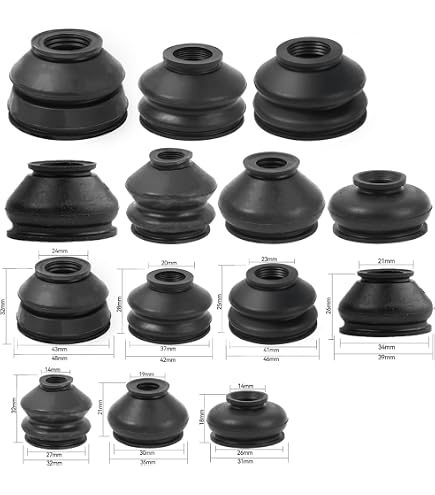 2 X High Quality Rubber Dust Boots 19 40 36 Track Rod End and Ball Joint Boots e