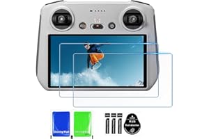 CYNOVA DJI Mini 3 / Mini 3 Pro HD Film de protection d'écran en verre trempé pour accessoires Dji Mini 3 Pro, HD Mat Trempé Dureté 9H pour Dji Mavic Mini 3 Drone Accessoires