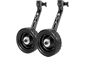 MOSHAY Image retournée pour zoomer sur les roues d'entraînement de vélo pour enfants de 40,6 cm, 45,7 cm, 50,8 cm, 55,9 cm, 61 cm