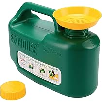 Tanica Tanichetta Contenitore Per Olio Esausto Botticella Botte Bottiglia Con Imbuto Raccolta Oli Alimenti 2,2 Lt Smaltimento Raccolta Differenziata Imbuto E Griglia Filtraggio Plastica