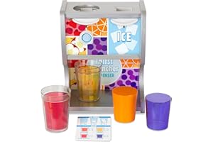 Melissa & Doug Thirst Quencher Dispenser Żywność do Zabawy, Wielokolorowy, 10 Elementów